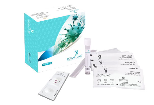 Швидкий тест для визначення антигена COVID-19 ROYAL LAB ANTIGEN №25